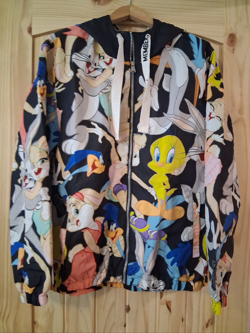 Looney Tunes Members Only Windbreaker Sz L